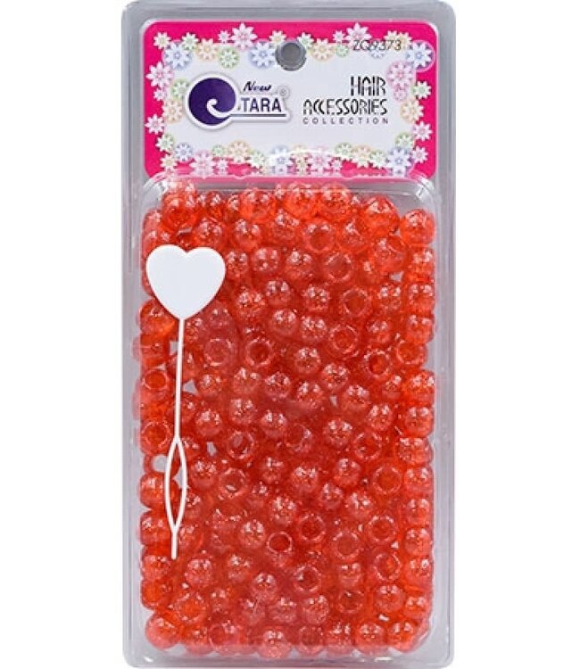 Magic Collection Tara Beads L Red Clear 9373