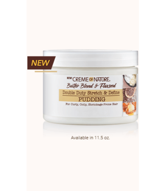 Creme Of Nature Creme Of Nature Butter Blend & Flaxseed Double Duty Stretch & Define Pudding 11.5oz