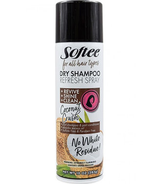 Softee Dry Shampoo Refresh Spray Coconut Crush 10oz