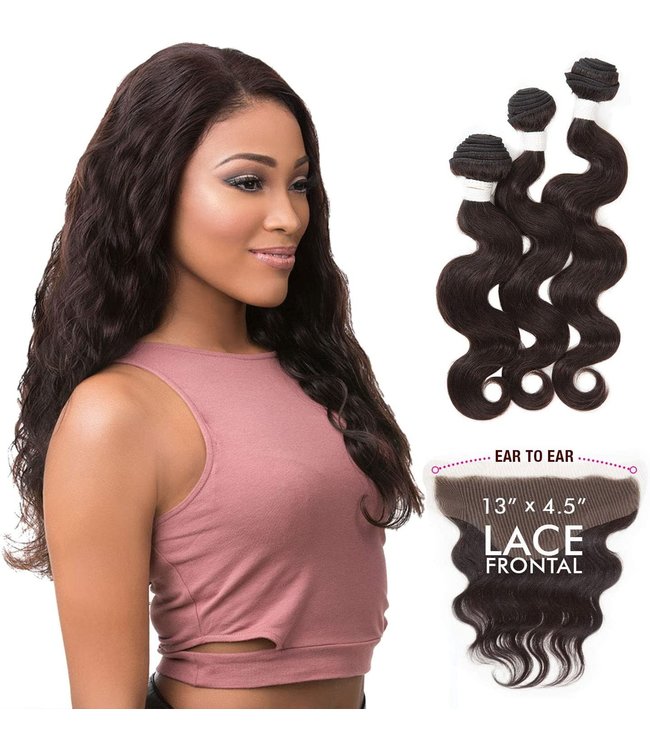 Bare & Natural Lace Frontal + Bundle Deal 13x4 Body Wave