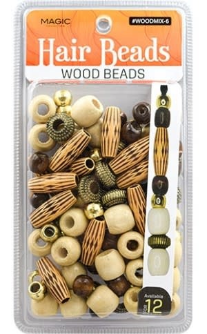 Magic Gold Mix Wood Beads 06 Magic Gold Mix Wood Beads 06