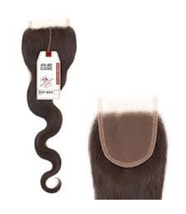 Bare & Natural 7A Virgin HH 4x4 HD Lace Closure - Body Wave