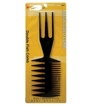 Magic Collection Magic Gold Double Fish Comb #5609
