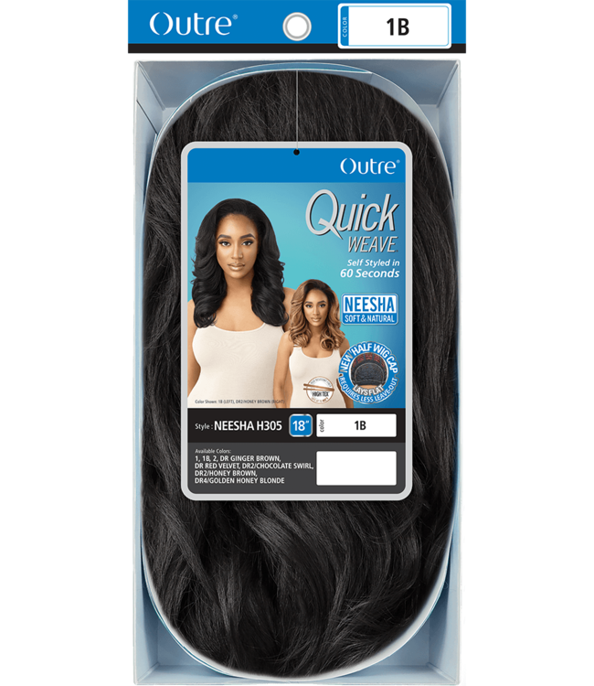Quick Weave Neesha H305 DR Chocolate Swirl