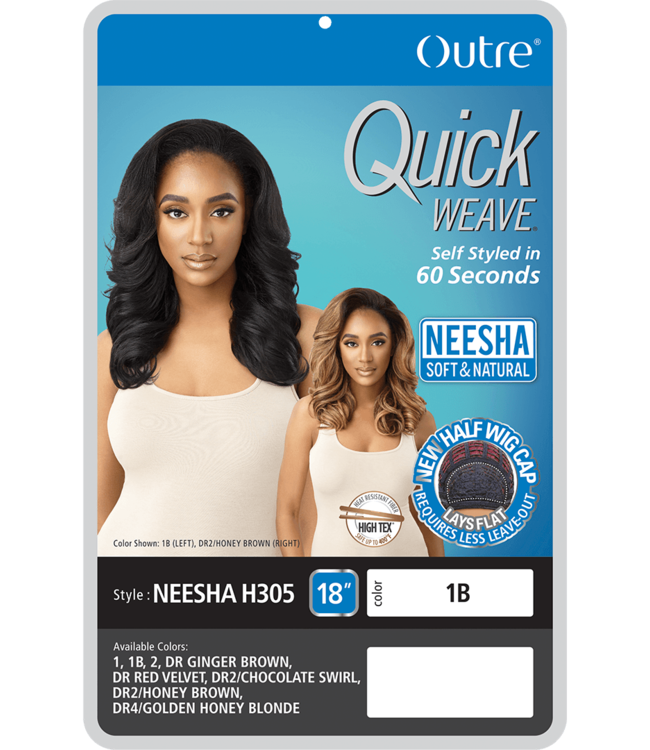 Quick Weave Neesha H305 DR Chocolate Swirl