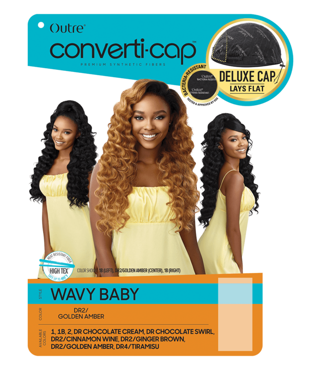 Converti-Cap Wavy Baby DR Chocolate Swirl