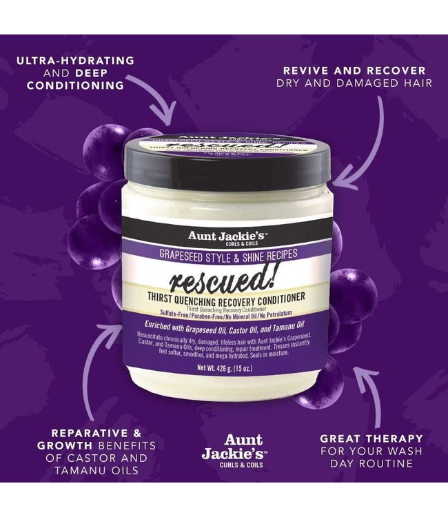 Aunt Jackie's Rescued Thirst Quenching Recovery Conditioner15oz
