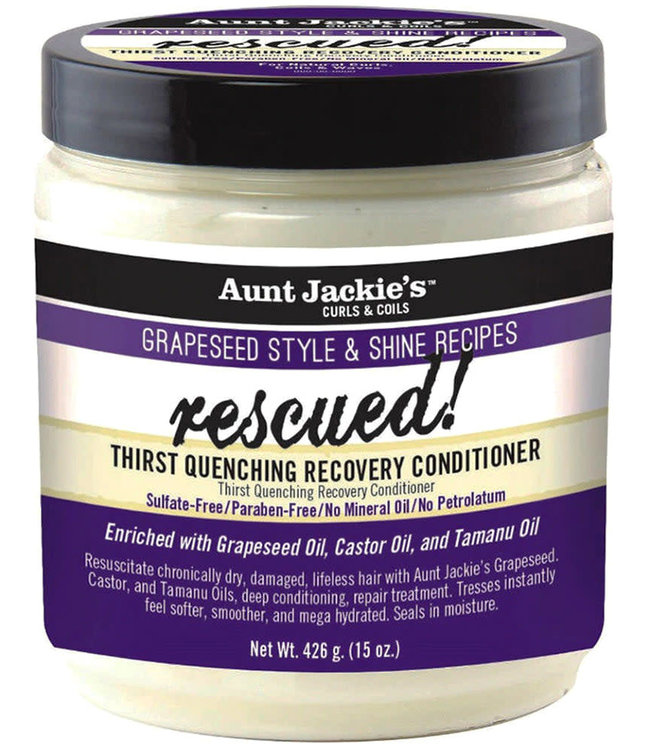 Aunt Jackie's Rescued Thirst Quenching Recovery Conditioner15oz