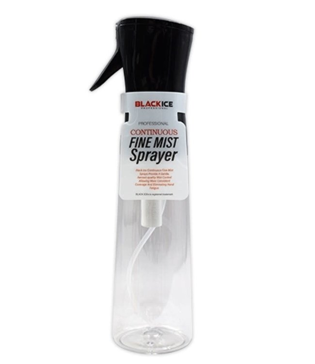 Black Ice Professional Fine Mist Hair Spray Bottle