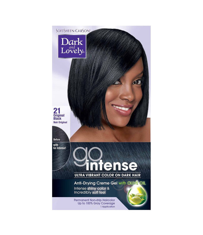 Dark & Lovely Go Intense Hair Color #21 Original Black