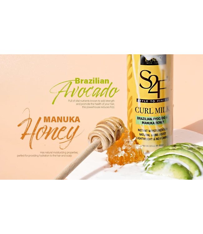 Ebin S2F Brazilian Avocado & Manuka honey Curl Activator 8oz