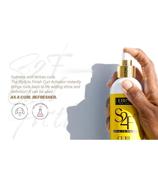 Ebin S2F Brazilian Avocado & Manuka honey Curl Activator 8oz