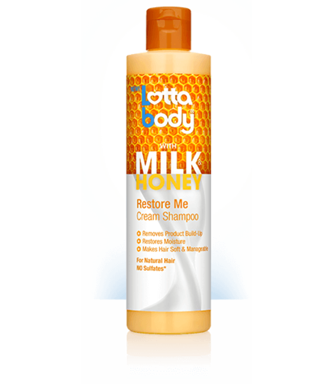 Lottabody Milk & Honey Restore Me Cream Shampoo 10.1oz