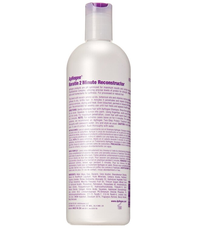 Aphogee Keratin 2 Minute Reconstructor 8oz