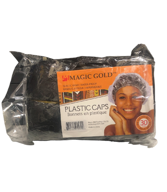 MAGIC GOLD 30Pcs Plastic Cap Black