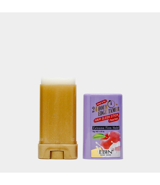 Ebin 24Hour Edge Tamer Stick Peaches 15g