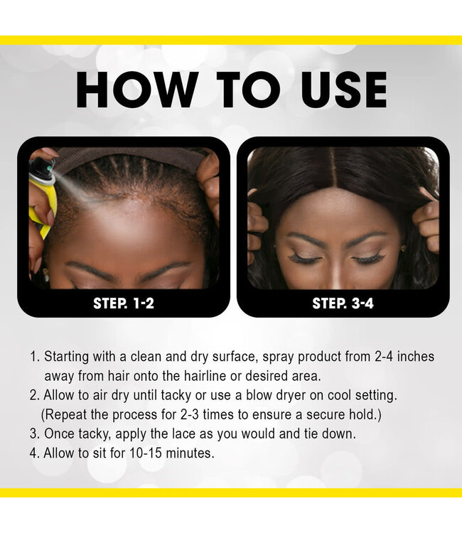 Ebin Wonder Lace Bond Spray Extra Mega Hold 80ml