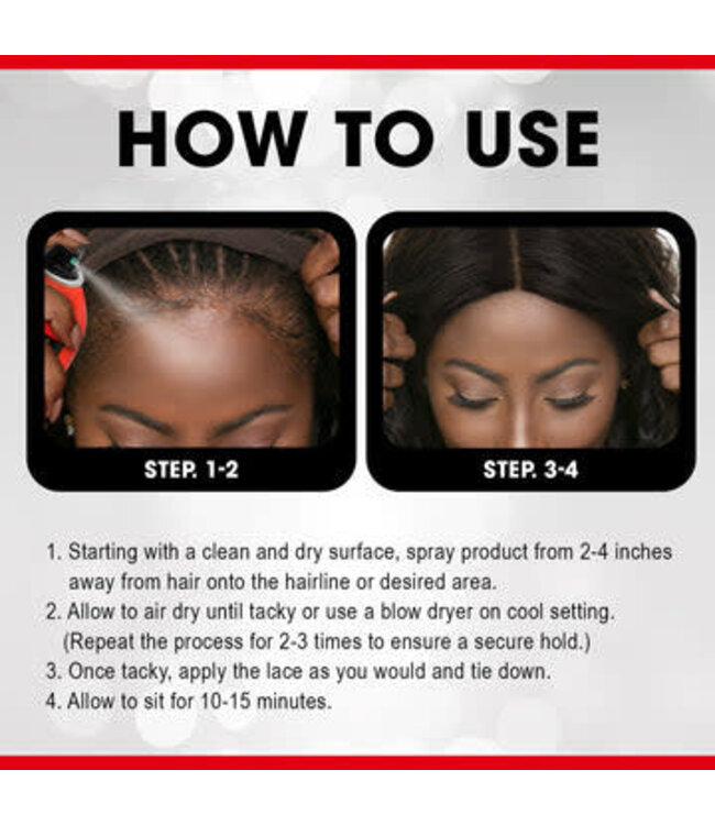 Ebin Wonder Lace Bond Spray Extreme Firm Hold 80ml