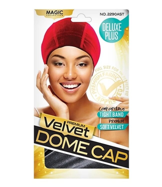 Magic Collection Velvet Dome Cap #2290 Assorted