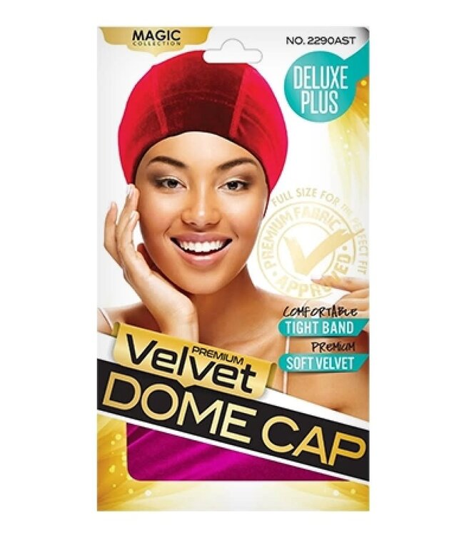 Magic Collection Velvet Dome Cap #2290 Assorted