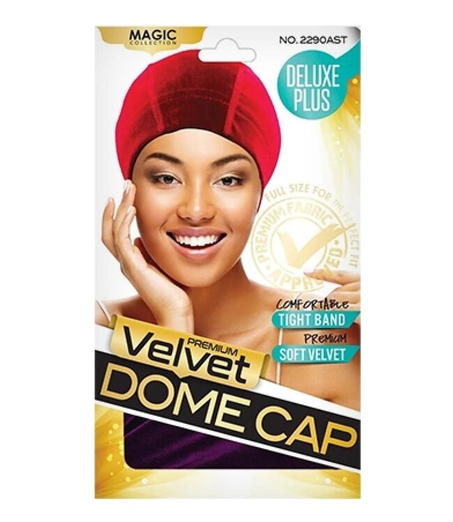 Magic Collection Velvet Dome Cap #2290 Assorted