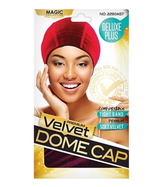 Magic Collection Velvet Dome Cap #2290 Assorted
