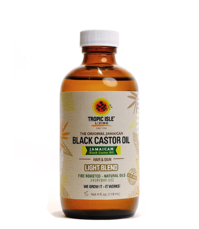 Tropic Isle Living Black Castor Oil Light Blend 4oz