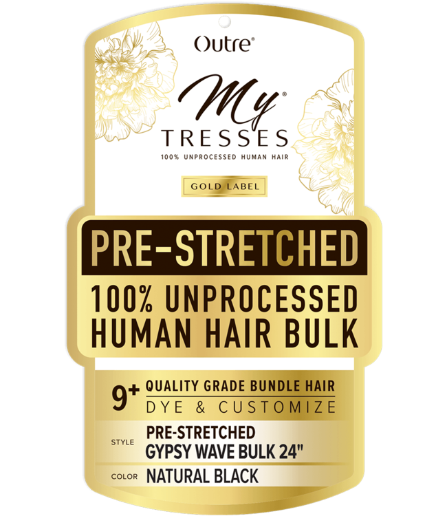 My Tresses Prestretched Gypsy Wave Bulk Natural