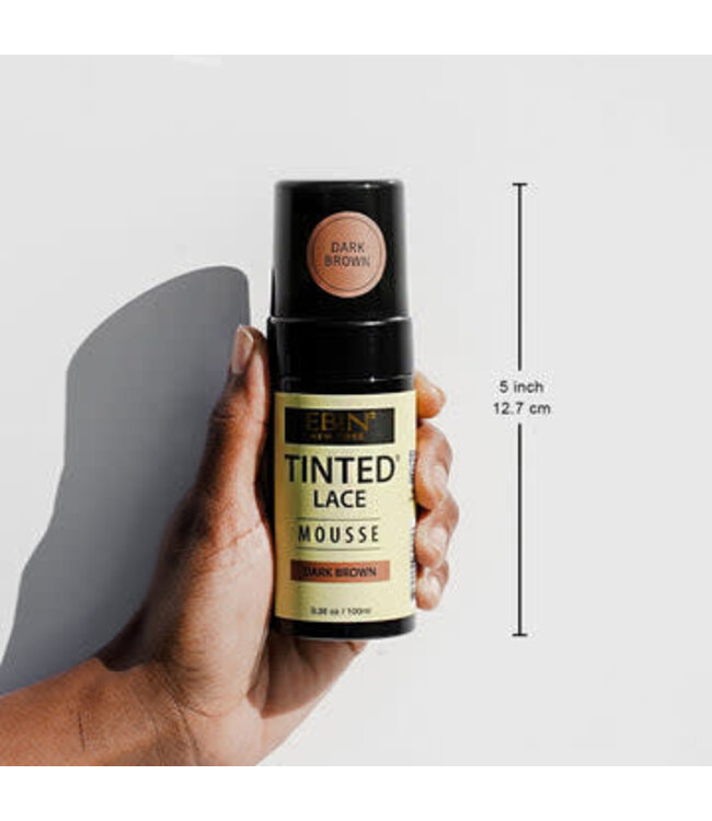 Ebin Tinted Lace Foaming Mousse Light Warm Brown 3.38oz