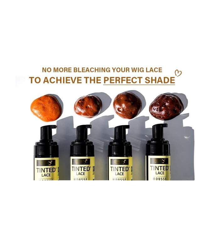 Ebin Tinted Lace Foaming Mousse Light Warm Brown 3.38oz