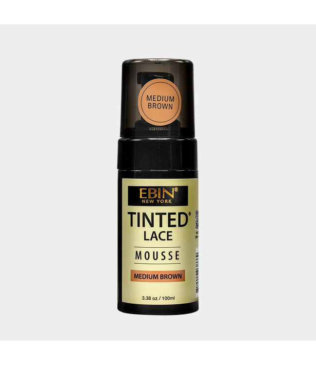 Ebin Tinted Lace Foaming Mousse Light Warm Brown 3.38oz
