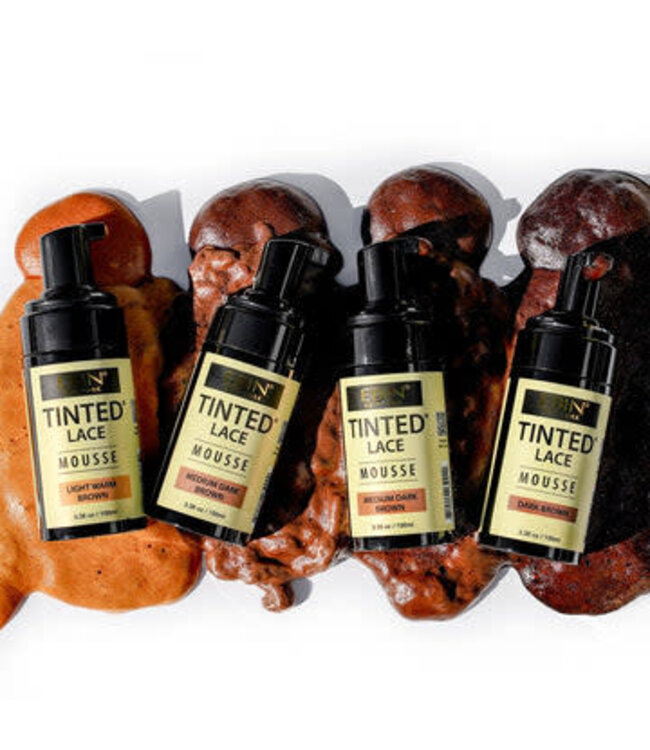 Ebin Tinted Lace Foaming Mousse Light Warm Brown 3.38oz