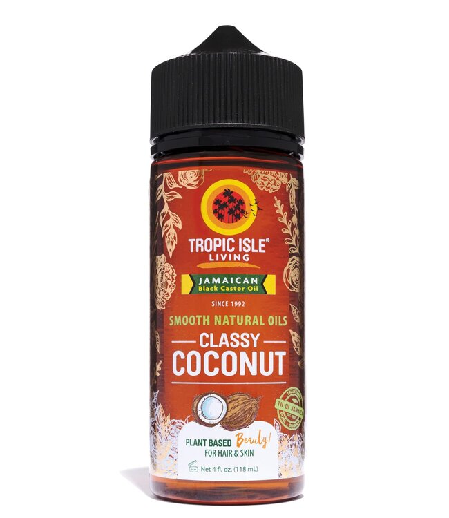 Tropic Isle Living Smooth Natural Oil Classy Coconut 4oz