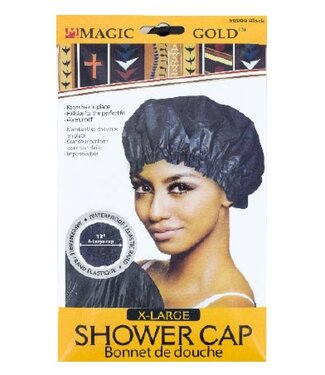 MAGIC GOLD X-Large Shower Cap #0899 Black