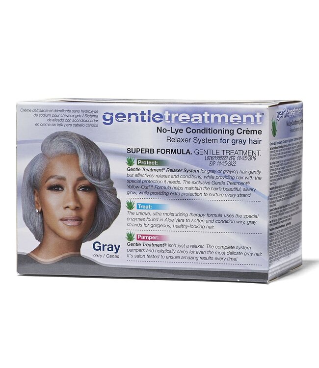Gentle Treatment GentleTreatment Relaxer Kit Gray Hair