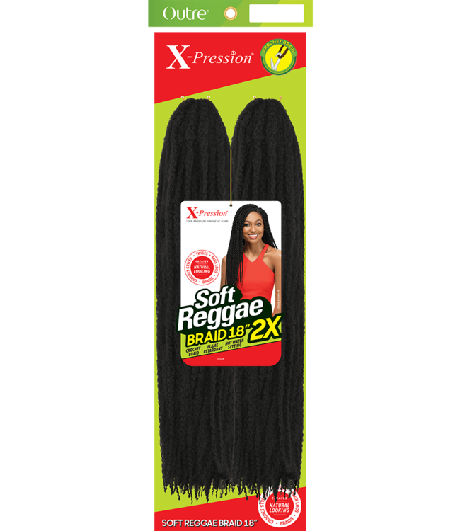 X-pression Soft Reggae Braid 18" 2X