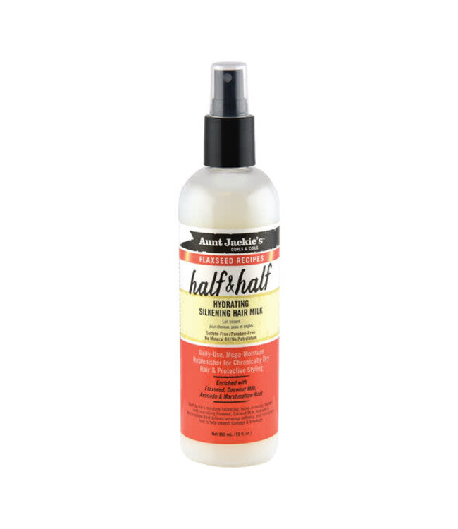 Aunt Jackie's Half & Half Hydrating Silkening Hair Milk 12oz