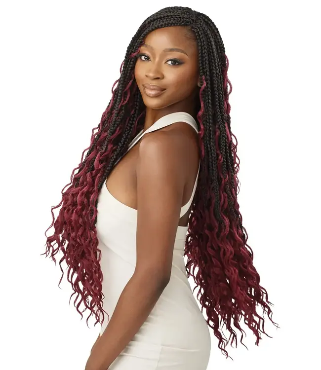 X-Pression Twisted Up Boho Box Braid Loose Deep 28" 3X