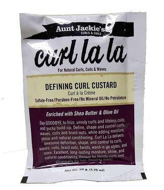 Aunt Jackie's AJ Curl La La Defining Curl Custard Sachet 1.75oz