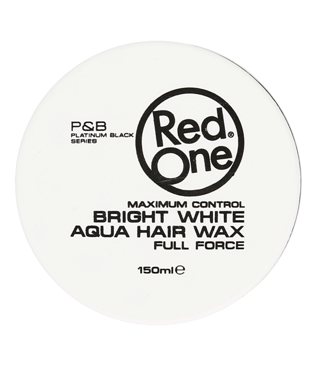 Red One Aqua Hair Wax - Bright White 150ml