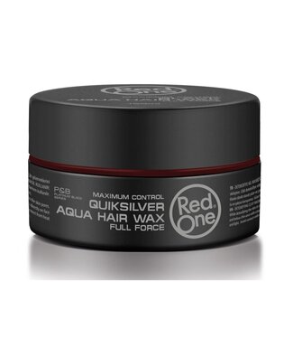 Red One Aqua Hair Wax - Quicksilver 150ml