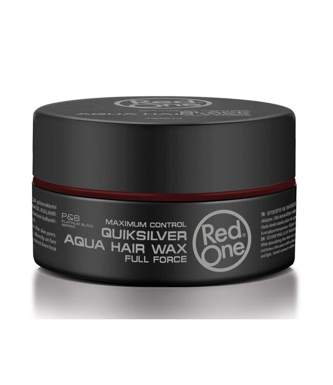 Red One Aqua Hair Wax - Quicksilver 150ml