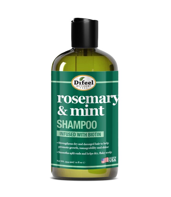Difeel Rosemary & Mint Hair Shampoo w/Biotin12oz