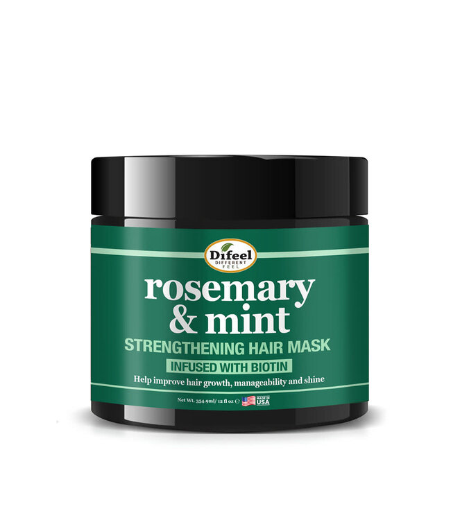 Difeel Rosemary & Mint Hair Mask w/Biotin12oz