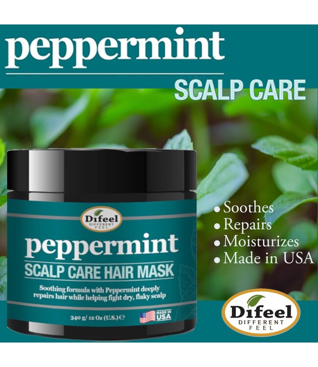 Difeel Peppermint Scalp Care Mask 12oz