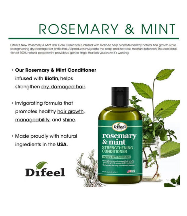 Difeel Peppermint Scalp Care Conditioner 12oz