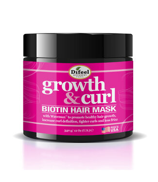 Difeel Growth & Curl Biotin Hair Mask 12oz