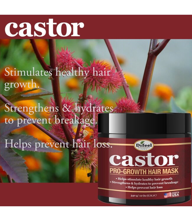 Difeel CastorPro-Growth Hair Mask 12oz