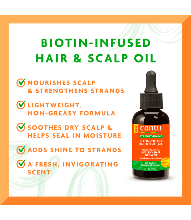 Cantu Biotin-Infused Hair & Scalp  Oil 2oz