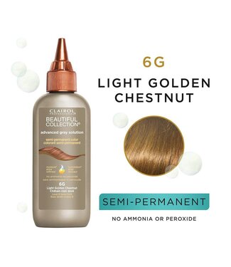 Clairol Beautiful Collection Advance Gray 6G Light Golden Chestnut 60ml